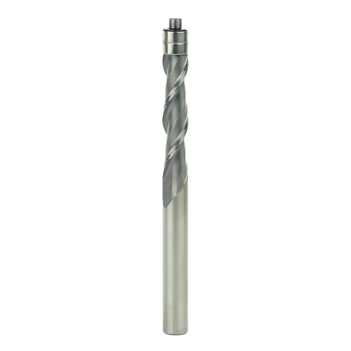 Greycore Broca de enrutador de corte al ras en espiral, vástago de 1/4 de pulgada - Broca de enrutador de patrón resistente para recorte de madera,