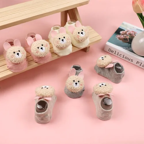 Miniatura 5 de SFGHOUSE Calcetines para bebé niña, con agarre antideslizante para bebés, niñas pequeñas, de corte bajo, calcetines tobilleros de 0 a 6 meses