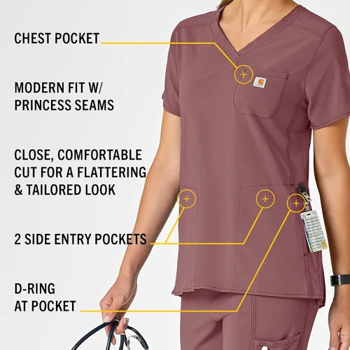 Miniatura 3 de Carhartt Women's Modern Fit Chest Pocket Top