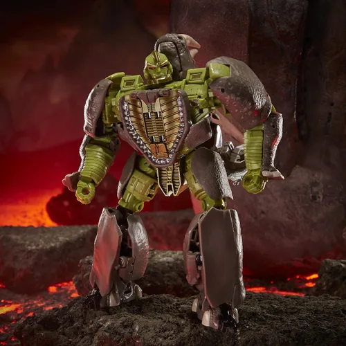 Miniatura 10 de Transformers Toys Generations War for Cybertron: Kingdom Voyager WFC-K27 Rhinox Figura de acción – Niños a partir de 8 años, 7 pulgadas