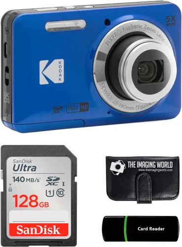 Miniatura 11 de Kodak PIXPRO FZ55 - Cámara digital de 16 MP, color negro, con zoom óptico 5X, gran angular de 28 mm, video Full HD 1080P, pantalla LCD de 2.7