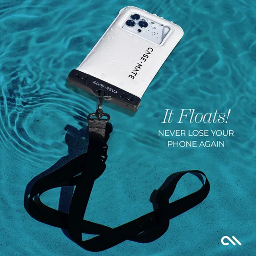 Miniatura 7 de Case-Mate Funda Impermeable IP68 para Teléfono - Funda Flotante Impermeable para Teléfono con Cordón Cruzado - Esenciales de Viaje para Playa y Sand