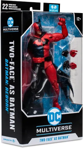 Miniatura 9 de McFarlane Toys - DC Multiverse de dos caras como Batman (Batman: Reborn) Figura de acción de 7 pulgadas