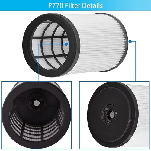 Miniatura 3 de Filtro de vacío apto para Ryobi P770 18V ONE+ Filtro inalámbrico para aspiradora húmeda/seca # 31305200