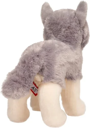 Miniatura 4 de Douglas Cuddle Toys, Lobo gris de peluche de 8 pulgadas