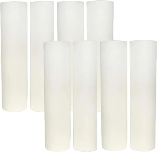 CFS Cartuchos universales de filtro de agua de sedimentos de polipropileno de 10 x 2.5 pulgadas compatibles con sistemas de prefiltración GE GXWH04F