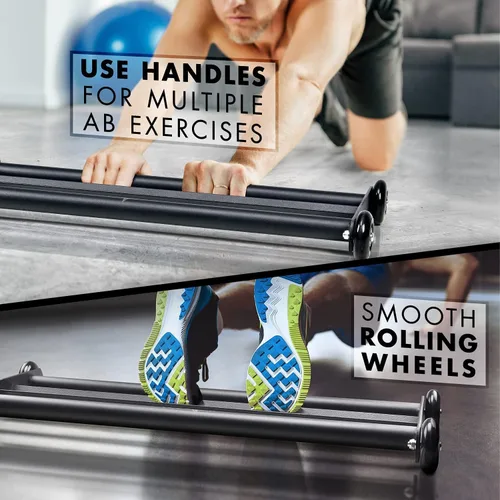 Miniatura 4 de Yes4All Glute Ham Glider, Exercise Wheels for Home Gym Fitness, Glute Hamstring, Booty Building