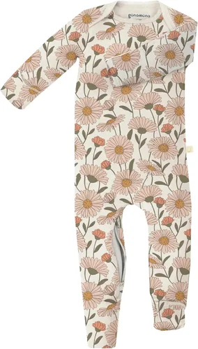 Miniatura 12 de GUNAMUNA Pijama unisex convertible ultrasuave para bebé, mameluco con cremallera para pañales, recién nacido a 24 meses
