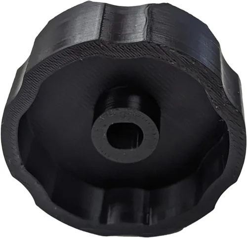 Miniatura 2 de Disco de control de ventilador Lasko de repuesto, más fuerte que el original, excelente ajuste, 1 perilla, negro
