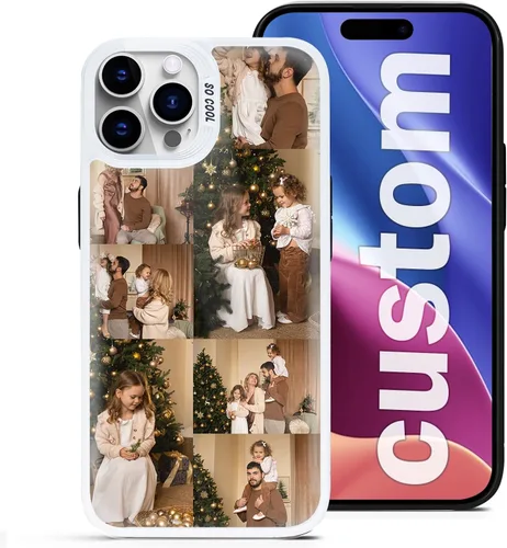 Miniatura 9 de Fundas de teléfono personalizadas para iPhone 16 15 14 13 12 11 Pro/Max/Plus/XR/XS/X, crea tu propia funda con foto - Funda personalizada para 1 Foto
