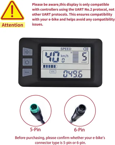 Miniatura 2 de Pantalla Ebike P3H