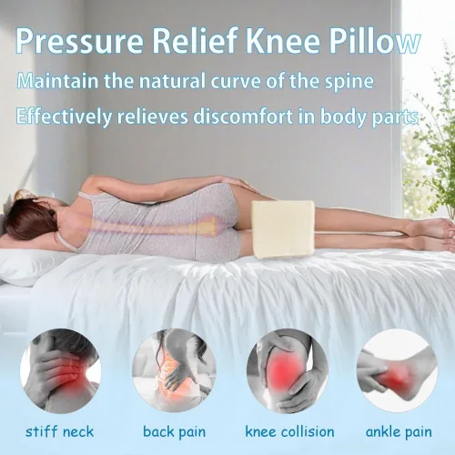 Miniatura 6 de Almohada de piernas de talla grande para dormir de lado, almohada extra grande de alineación de columna vertebral, almohada para dormir de lado