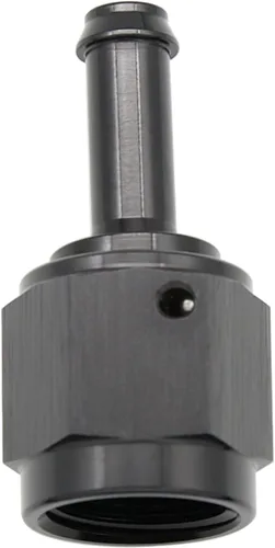 Miniatura 4 de Recta 6AN hembra giratoria a 1/4 "empuje en manguera adaptador de montaje de púas aluminio negro