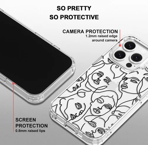 Miniatura 4 de MOSNOVO - Funda para iPhone 14 Pro, protección Buffertech de grado militar contra caídas (6.6 pies), antidesprendimiento, poliuretano termoplástico