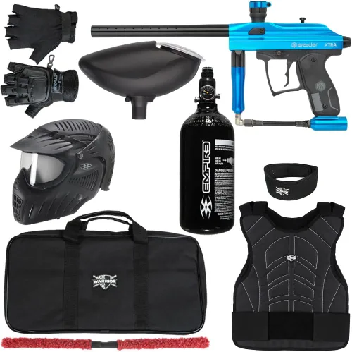Miniatura 3 de Action Village Kingman Spyder Xtra Level 2 Kit de pistola de paintball Púrpura brillante