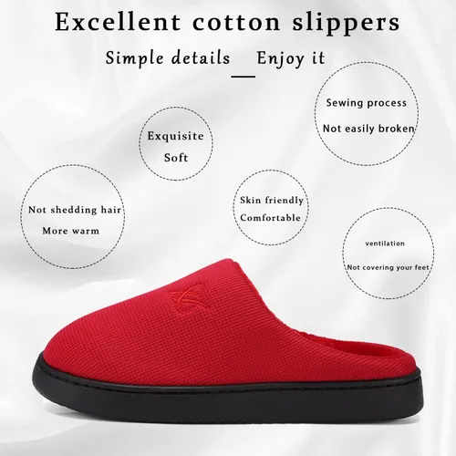 Miniatura 4 de Pantuflas de espuma viscoelástica para mujer y hombre.
