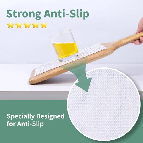 Miniatura 3 de Lámina para revestir estantes de cocina, cajones y alacenas, gruesa, antideslizante, sin adhesivo y fácil de limpiar, incluye cuchillo y cinta