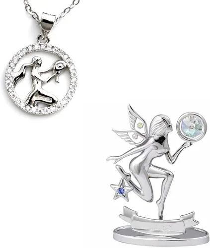 Miniatura 25 de CRYSTOCRAFT Regalo de sagitario, adorno de constelación con cristal austriaco, adorno de cristal de signo del zodiaco, colección de decoración