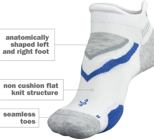Miniatura 4 de Balega Ultraglide Cushioning Performance No Show Athletic Running Socks for Men and Women 1 Pair