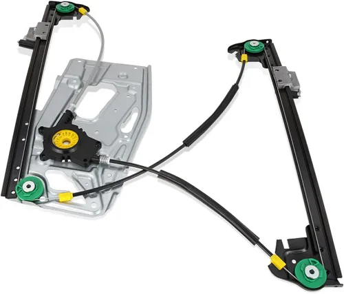 Miniatura 16 de DNA MOTORING OEM-WR-0031 Conjunto de motor y regulador de elevalunas eléctrico delantero izquierdo del lado del conductor compatible con 00-06 BMW