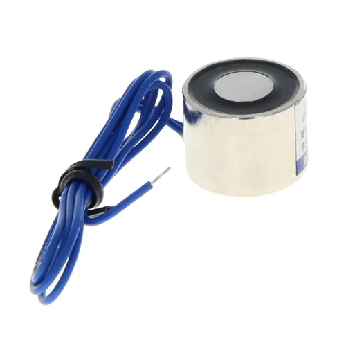 Miniatura 11 de Heyiarbeit 12V DC 50N Imán de elevación eléctrica electroimán solenoide Ascensor Holding 25mmx20mm