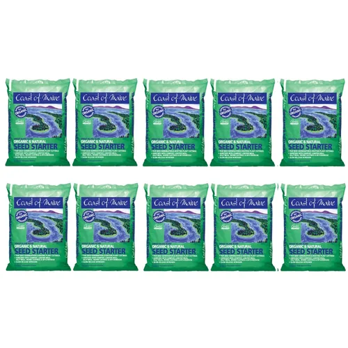 Coast of Maine, 16qt (paquete de 10) mezcla de isla de brote, iniciador de semillas orgánicas y naturales para germinación de semillas y esquejes de