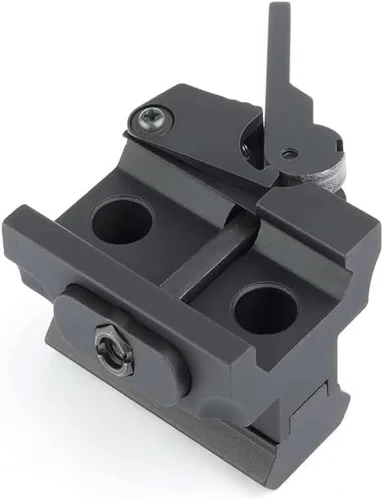Miniatura 5 de Soporte elevador de riel Picatinny de 0.5/0.75/0.83 pulgadas con bloqueo de palanca QD de liberación rápida, montaje elevador de 4 ranuras para mira
