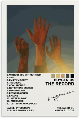 Miniatura 8 de UTOYA Póster con texto en inglés «The Neighbourhood I Love You» (I Love You), pintura decorativa en lienzo para dormitorio, 12 x 18 pulgadas