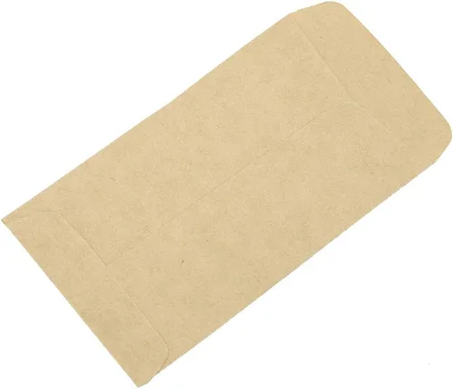 Miniatura 7 de Tyenaza Paquete de 100 bolsas de papel kraft de 6 x 11 pulgadas para almacenamiento de semillas, sobres en blanco, bolsas de papel para semillas