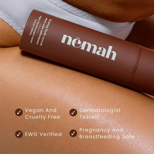 Miniatura 7 de Nemah Loción corporal reafirmante, loción reafirmante y tensora de la piel, crema corporal sin grasa, ligera de absorción rápida, extracto de avena
