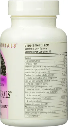 Miniatura 2 de Source Naturals Life Minerals, Krebs Cycle Complejo Multi-Mineral,60 Tabletas