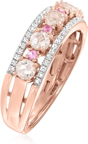 Miniatura 3 de Ross-Simons Gemstone and Diamond Ring in 18kt Gold Over Sterling