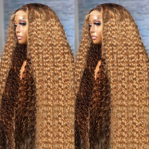 Miniatura 16 de Higlight - Pelucas de cabello humano con encaje frontal de color degradado, peluca de encaje frontal con abuelitos, peluca de cabello humano