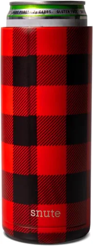 Miniatura 11 de Enfriador de latas para cerveza, refrescos, agua con gas, acero inoxidable aislado al vacío para latas de 12 onzas (rosa, delgado)