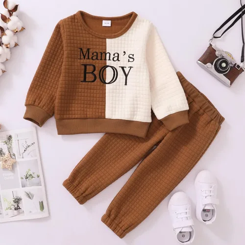 Miniatura 8 de KIMI BEAR Ropa de bebé para niños pequeños, trajes de algodón, sudadera y pantalones, ropa de otoño e invierno para niños