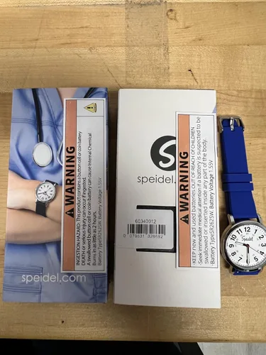 Miniatura 7 de Speidel Original Scrub Watch para enfermeras, profesionales médicos y estudiantes - Varios colores médicos de exfoliación, dial de fácil lectura