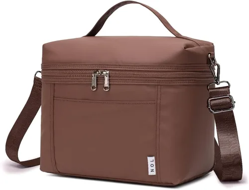 Miniatura 51 de NOL Natural Organic Lifestyle - Loncheras aisladas para mujer, bolsa enfriadora, ligera, de nailon, impermeable, para el trabajo