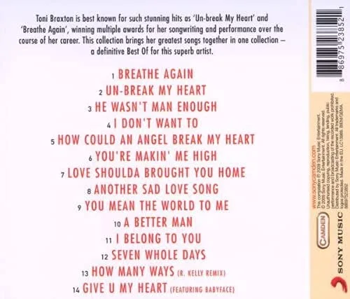 Miniatura 2 de Breathe Again: The Best Of Toni Braxton (CD)