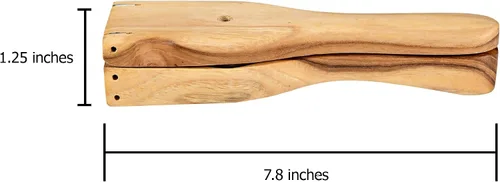 Miniatura 3 de AeraVida Exprimidor manual de madera de teca hecho a mano de limón lima Muddler de madera Accesorio de cocina duradero