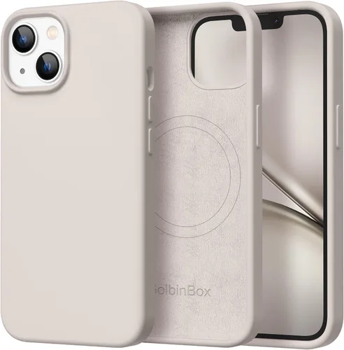 Miniatura 60 de GolbinBox Funda magnética para iPhone 17, compatible con MagSafe, cubierta de silicona integrada para control de cámara, funda de silicona líquida a