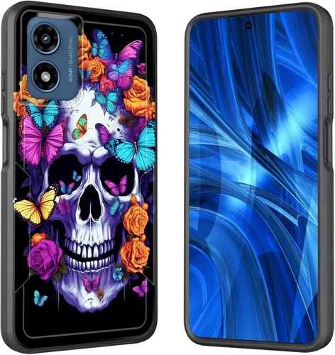 Miniatura 78 de Funda para Moto G 5G 2023, [probada en caídas de grado militar], resistente, resistente, resistente, a prueba de golpes, funda protectora