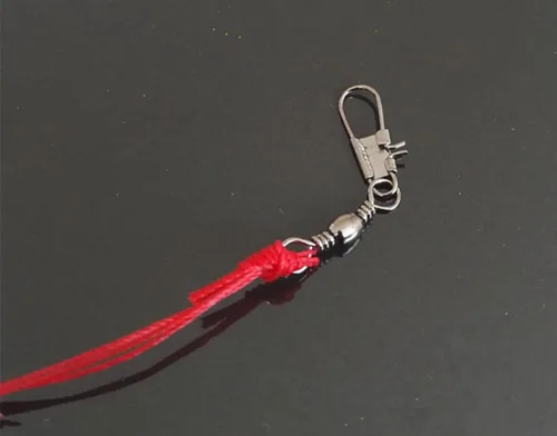 Miniatura 3 de Toasis Aparejo de pesca de carpa, anzuelos para trampa de cebo, paquete de 4 Rojo