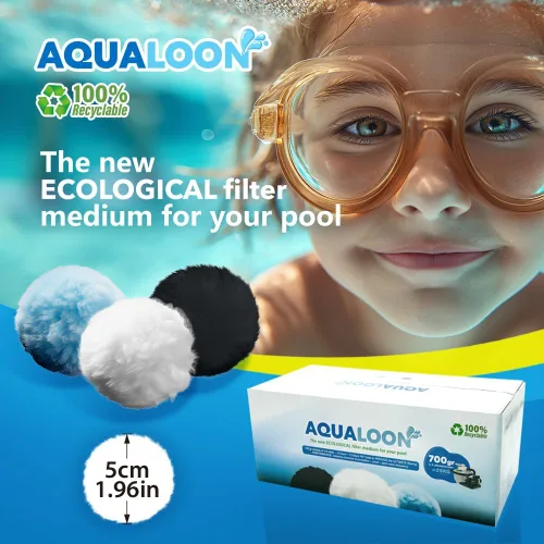 Miniatura 6 de AQUALOON - Bolas de filtro de piscina para bomba de filtro de arena, filtro de arena reutilizable de 1.5 libras, filtración de alta eficiencia
