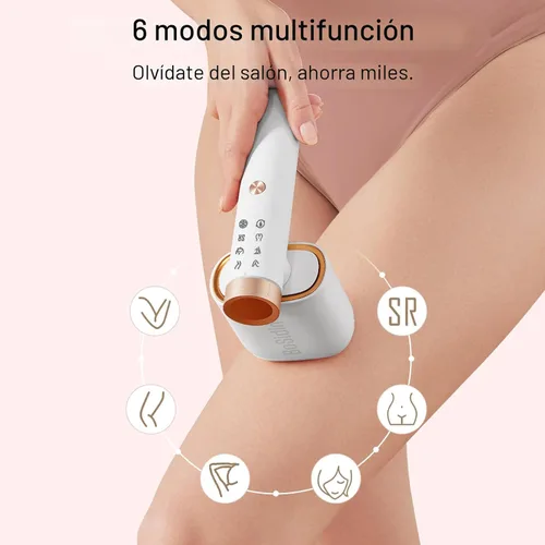 Miniatura 3 de Depilación Láser, BoSidin Depilación IPL con Enfriamiento de Hielo Sin Dolor, Rejuvenecimiento Facial SR 2 en 1, 6+1 Modos, 6 Niveles de Depilación