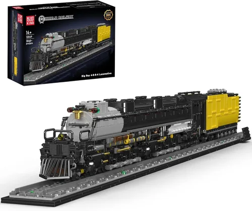 Mould King 12049 - Juego de construcción de locomotora de vapor, más de 3040 piezas, kit de modelo de tren a gran escala con orugas y licitación de