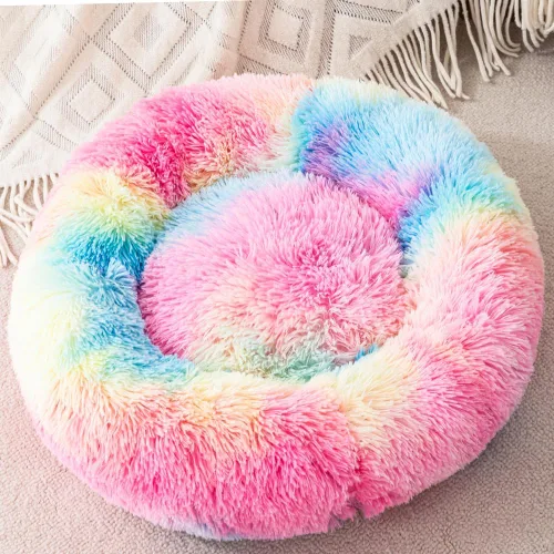 Miniatura 2 de Cama pequeña para gatos, cama nido para perro, cama redonda para conejo, cama para mascotas, cama pequeña para gatitos, cama cálida y esponjosa