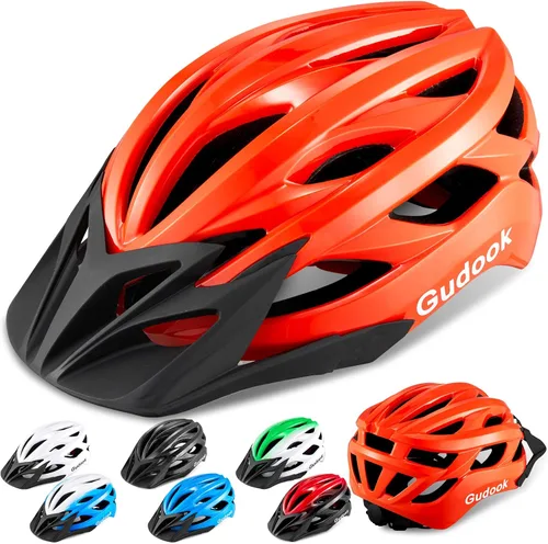 Miniatura 10 de Bike Helmets for Men - Women Bicycle Helmet Adult - Certified Lightweight Comfort Adjustable Cycling Helmet with Detachable Visor for Mountain Road
