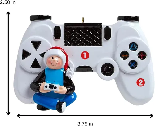 Miniatura 2 de Adorno de árbol de Navidad personalizado para el mejor jugador 2022, adornos para juegos, decoración personalizada, recuerdo para jugadores