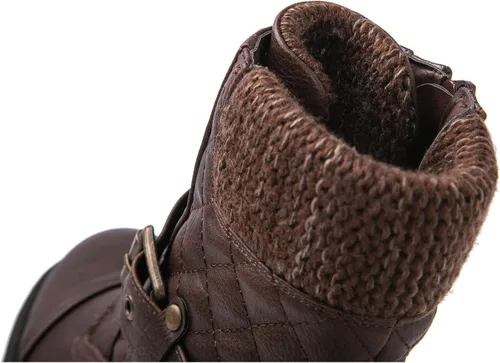 Miniatura 3 de GLOBALWIN Botines de Tobillo para Mujeres Botas de Combate de Moda