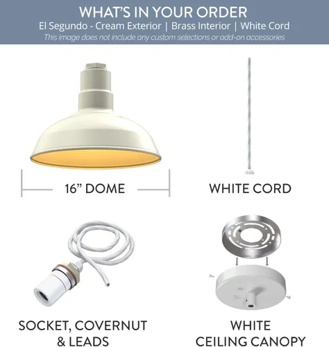 Miniatura 71 de Steel Lighting Co. El Segundo - Lámpara de granero Colgante montado en el techo Domo de 12 pulgadas Vástago de 12 pulgadas Luz de acero